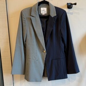 Sam Edelman Navy mixed pattern Women's Blazer size M
